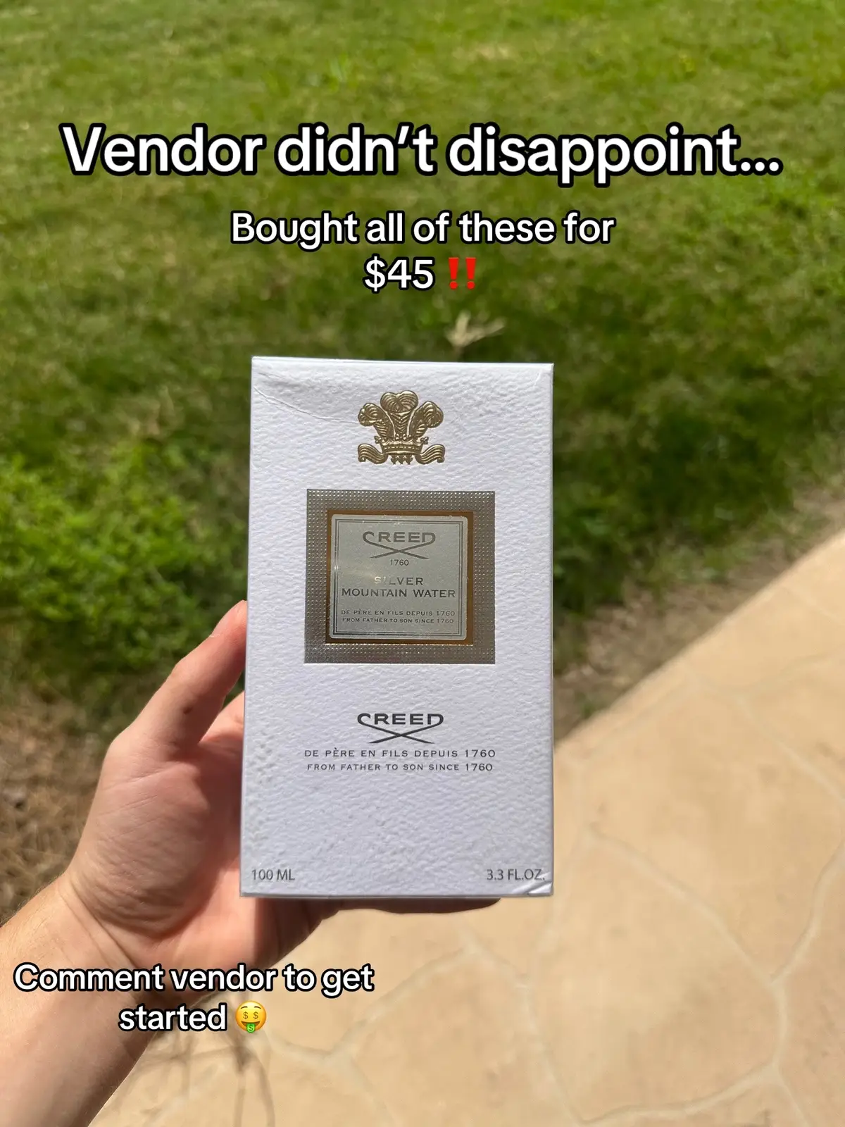 Vendor so good it makes a grown man shed a tear. #reseller #fragrance #sidehustle #vendor 