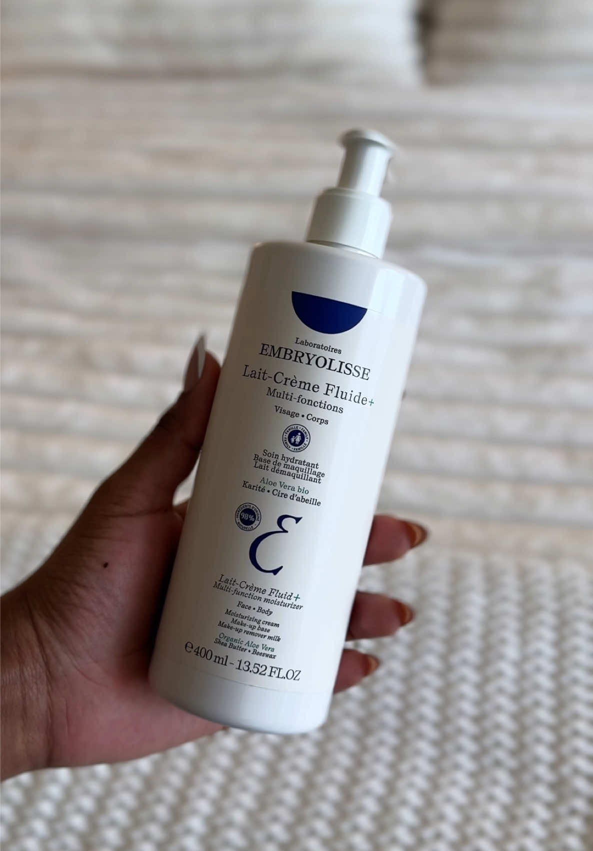 Some many uses and now the bigger bottle! #embryolisselaitcream #makeuprimer #makeupremover #moisturizer #hydrating 