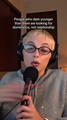 People who date younger than them are looking for dominance, not relationship #emmachamberlain #podcast #viral 