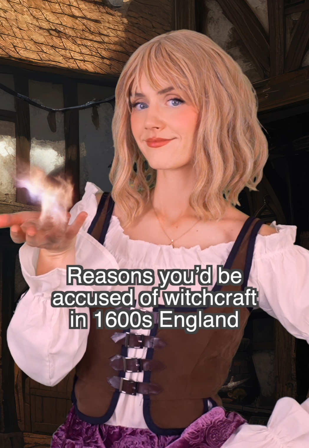 reasons you'd be accused of witchcraft ⚔️🏰✨#witch #witchtrials #salemwitchtrials #horriblehistories #funfacts 