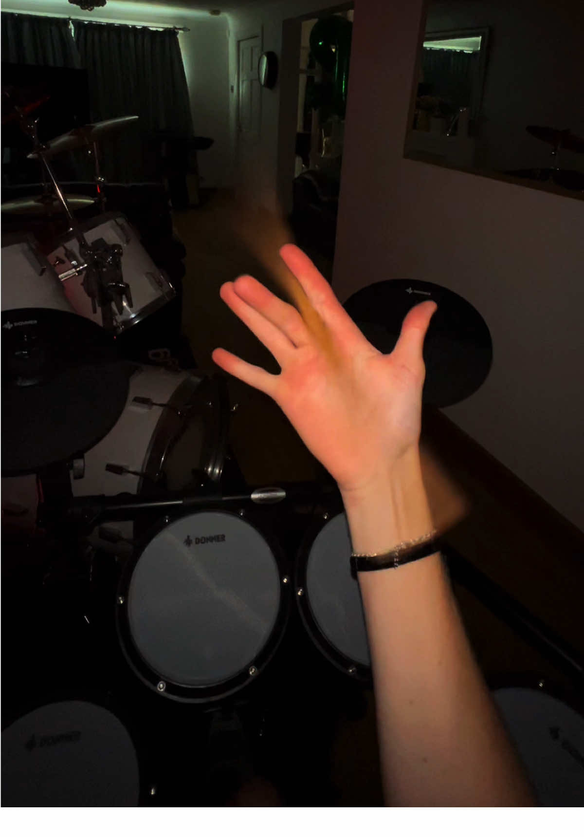 Fix You - Coldplay  #pov #drums #drumcover #donnerded200 #fyp   @Donner Music 