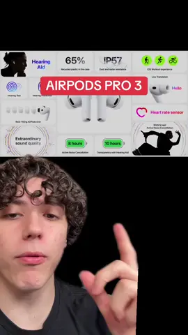 Who’s getting the #airpodspro3 ? #dyllie #ios #apple #Tech 