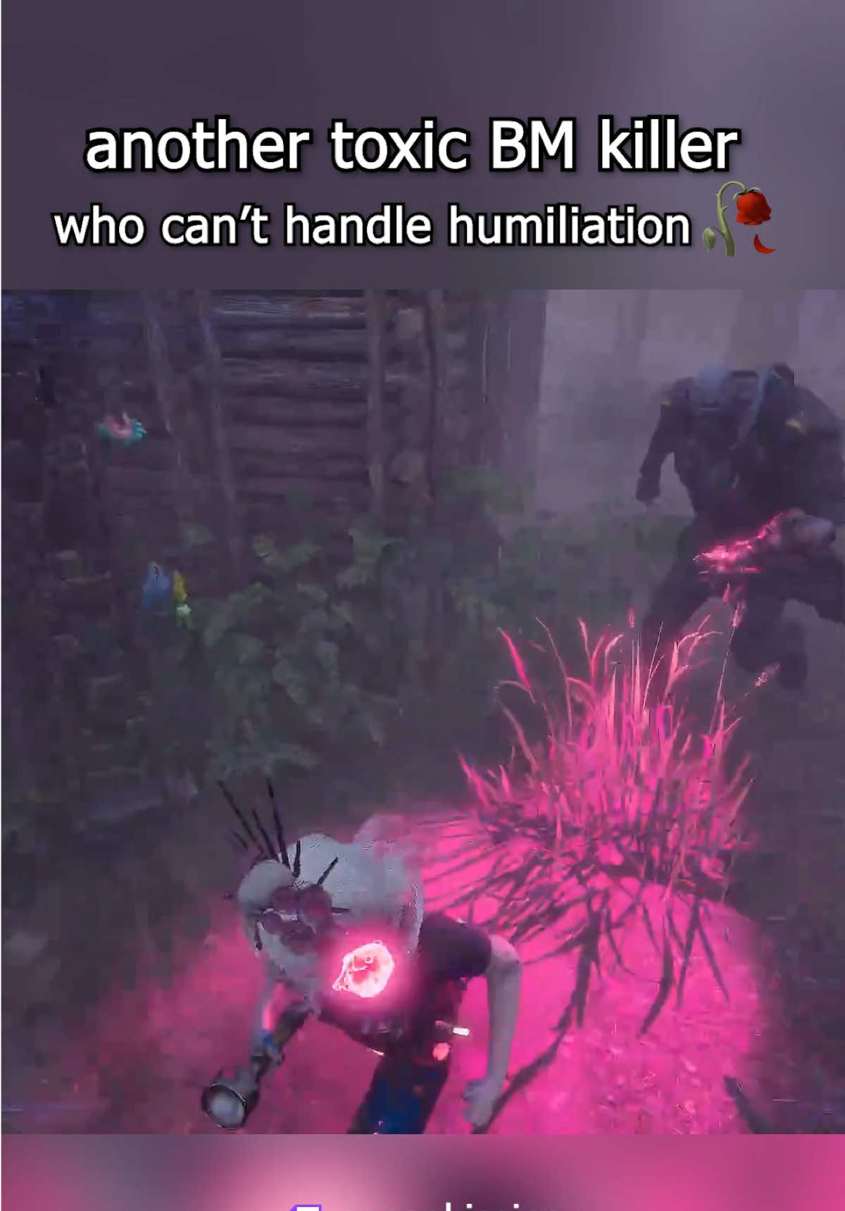 if you're gonna BM atleast back it up bruh 💀😭 #dbd #deadbydaylight #dbdmemes #dbdsurvivor #dbdfunnymoments 