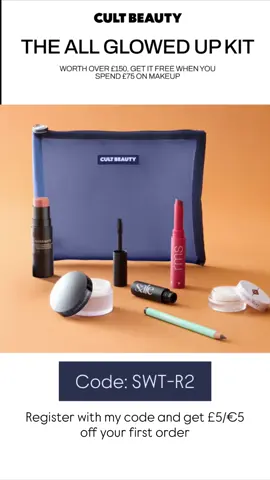 The free goody bag from cultbeauty  is still available!! Get it for free when you spend £75/€85 on makeup✨ If you are new to #cultbeauty register with my code: SWT-R2 and get £5/€5 off your first order 🤍 #cultbeautyhaul #goodybag #swtcode 