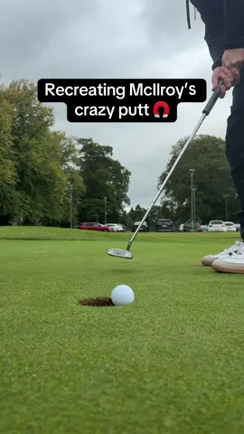 “You’re never going to get it” 😅 A few of the Golf Ireland team had a go at recreating Rory McIlroy’s crazy horseshoe putt on the 13th at the Irish Open! #rorymcilroy #mcilroy #irishopen #golf #golftiktok 