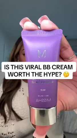✨ Skip the heavy foundation! BB cream gives you hydration, SPF, and flawless light coverage all in ONE step. Perfect for busy mornings, beginners, and anyone who loves that effortless glow. 💕 Bb cream stands for beauty balm so it’s going to give you light coverage but also contains a lot of skin benefits. This is my FIRST time wearing a BB cream and I love it! #tiktokshopcreatorpicks #makeup #bbcream #missha #foundation 