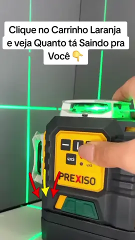 Nível a Laser 4D 16 Linhas #construcaocivil #pedreiro #nivellaser #tiktokshop99 #dy 