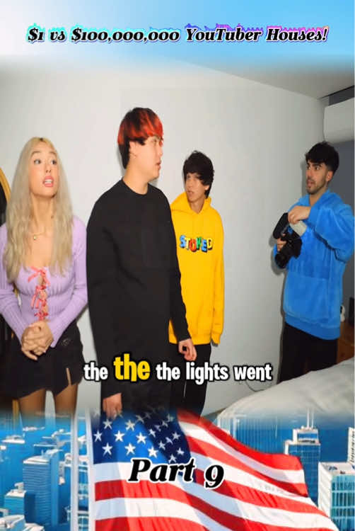 P 9 - $1 vs $100,000,000 YouTuber Houses!
 #built #secretroom #challenge #stokestwins @kat_hixson‬ @Shawbby‬ @sofiedossi‬ @fedevigevani‬ @MrBeast‬   