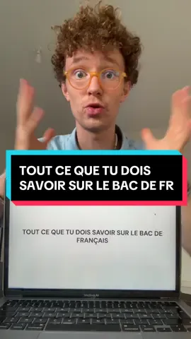 tout ce que tu dois savoir sur le bac de français 👀🫠 #bacdefrancais #bacdefrancais2026 