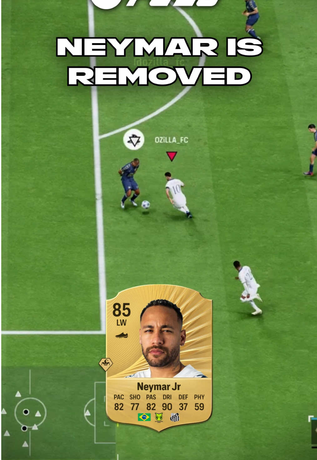 Neymar won’t be in FC26 😔 What was your fave Gold Neymar card? 💬 . . . #fyp #fc26 #fifa #football #neymar 