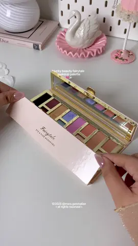 my go-to makeup palette!! 💗✨ #luckybeauty #fairytale #facepalette #makeuppalette #maragatchalian