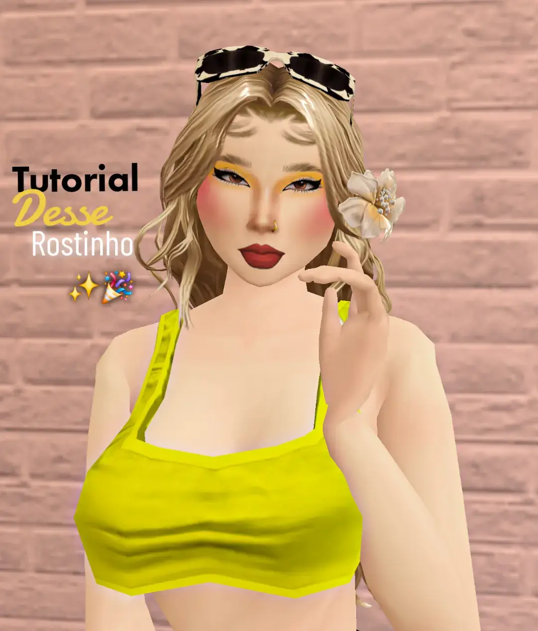 Aqui pra quem pediu💛 #avatar #avakinlife #rosto #tutorial #tutorials  @Avakin Life Brasil @Avakin Life 