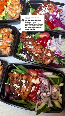 Replying to @PeaceOfCydney custom meal plans starts @$225 but we do offer the standard $100 meal prep specials  #HighProteinMeals #FoodForGains #fitnesslife #AtlantaCaterer 