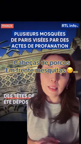 Várias cabeças de porco foram descobertas nesta terça-feira em frente a mesquitas em Paris e região. 👉 O chefe de polícia Laurent Nuñez denunciou 
