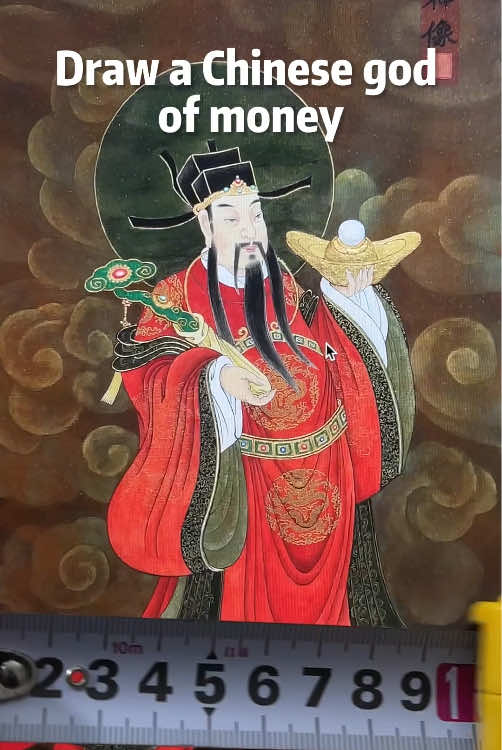 Whoever the finger points to will get rich 🤑 #drawing 