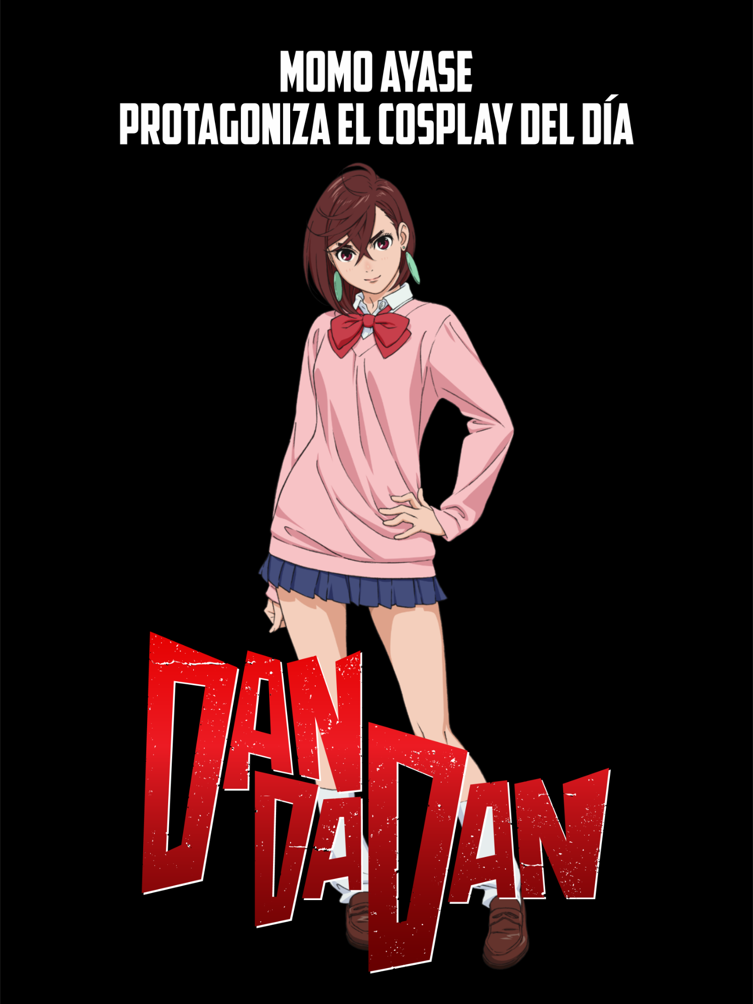 Cosplay del día Fuente: @guaxichan #momoayase #momo #dandadan  #Cosplay
