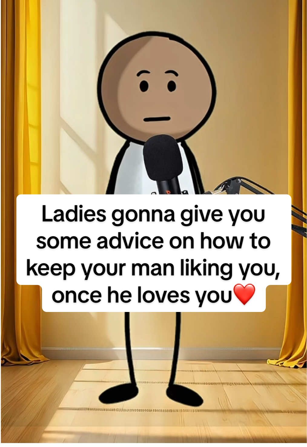 Ladies gonna give you some advice on how to keep your man liking you, once he loves you❤️ #funny #standupcomedy #comedian #women #Love 