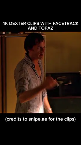 Free Dexter clips with Facetrack and Topaz #fyp #dexter #videoviral 