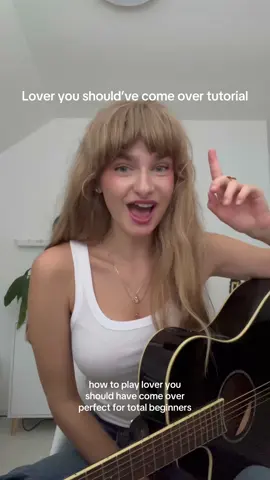 what song should I do next? #fyp #foryou #guitar #guitartutorial #viral lover you should’ve come over tutorial 