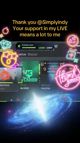 Simplyindy, thank you for the incredible support in my LIVE! I will keep creating better LIVE content!@Simplyindy #tiktoklive #livehighlights #livegift #galaxy #neefnice 