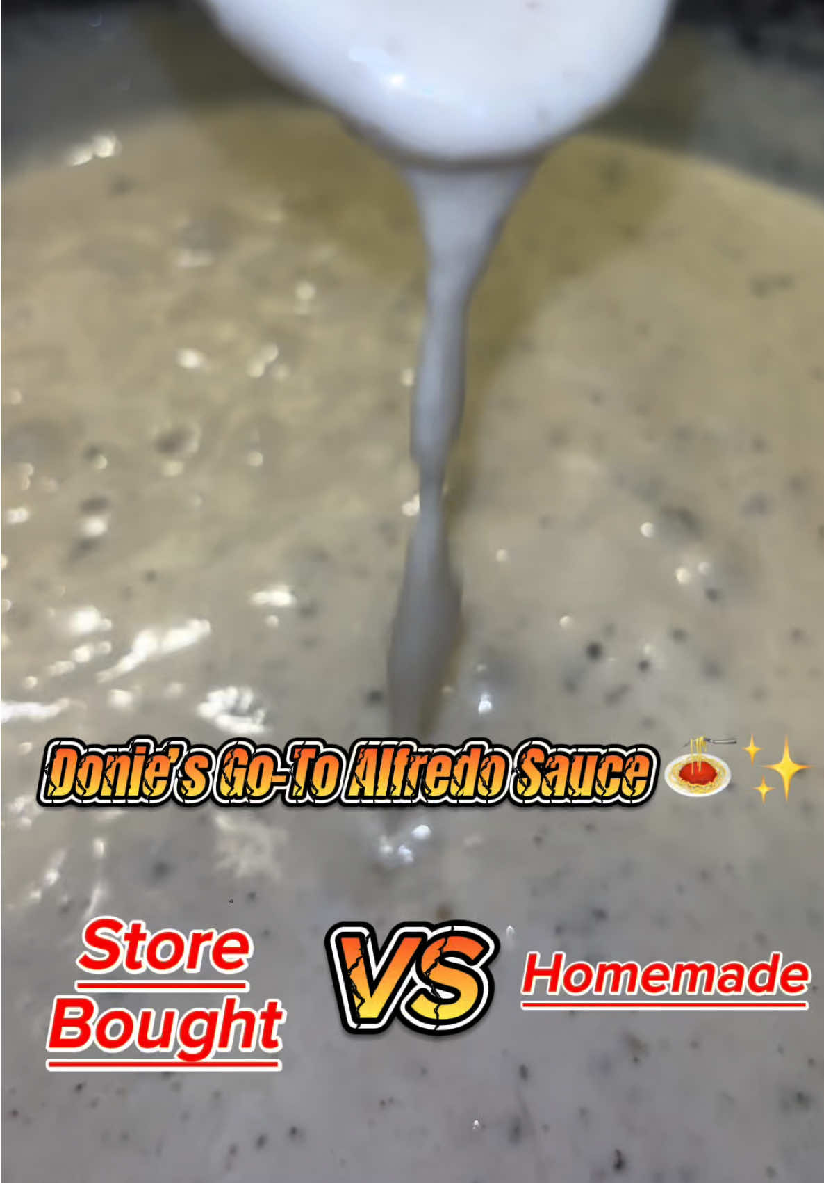 🎬 Episode 2: In the Kitchen with Donie! Are We Still Buying Store-Bought Alfredo?!👀 Or are we making it from scratch like the culinary icons we are? ✨ Homemade Alfredo Sauce Ingredients: 	•	1/2 stick unsalted butter 🧈 	•	2 Tsp garlic, minced 🧄 	•	2 cup heavy cream 🥛 	•	1 cup freshly grated Parmesan cheese 🧀 	•	Garlic + Onion powder Salt & black pepper to taste 🧂 	•	Optional: Hidden Valley Ranch packet  💬 Store-bought or homemade — what’s your Alfredo truth? #InTheKitchenWithDonie #AlfredoSauce #fyp #pasta #cookwithme 