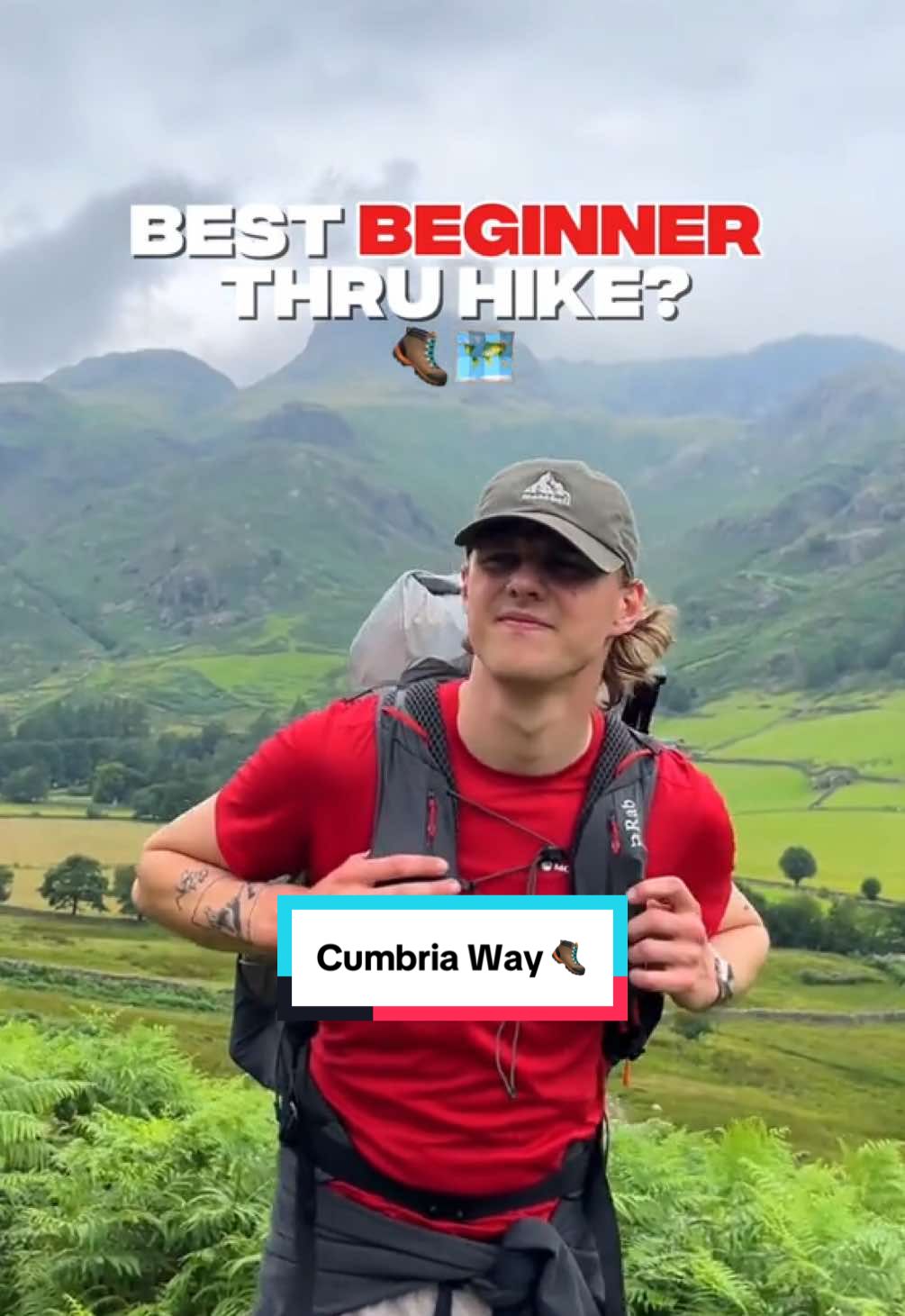 Is this the best beginner thru-hike ?! 🥾⛺️ I think it is, and where’s why!  #camping #cumbriaway #Hiking #fyp #hikingadventures 