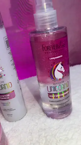 🦄Brilho ✨ Perfume ✨ Proteção ✨ 👉 O cuidado que você merece, num só kit @Forever Liss  #MagiaDeUnicornio #foreverliss #TikTokShop #CabelosPerfeitos
