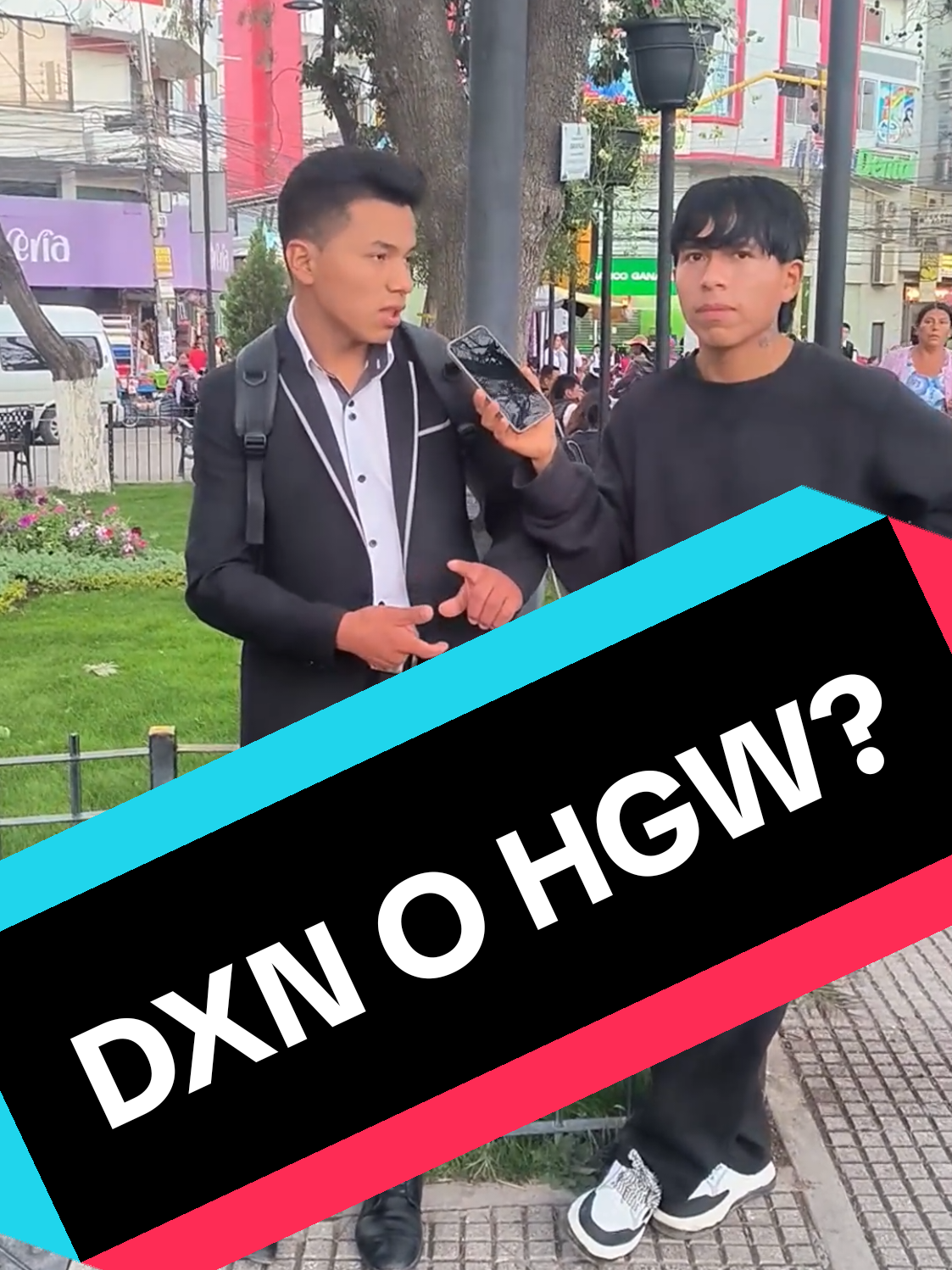 el final está bueno 😂😂 #dxn #hgwbolivia🇧🇴💎👑 #hgw #entrevista #calle 