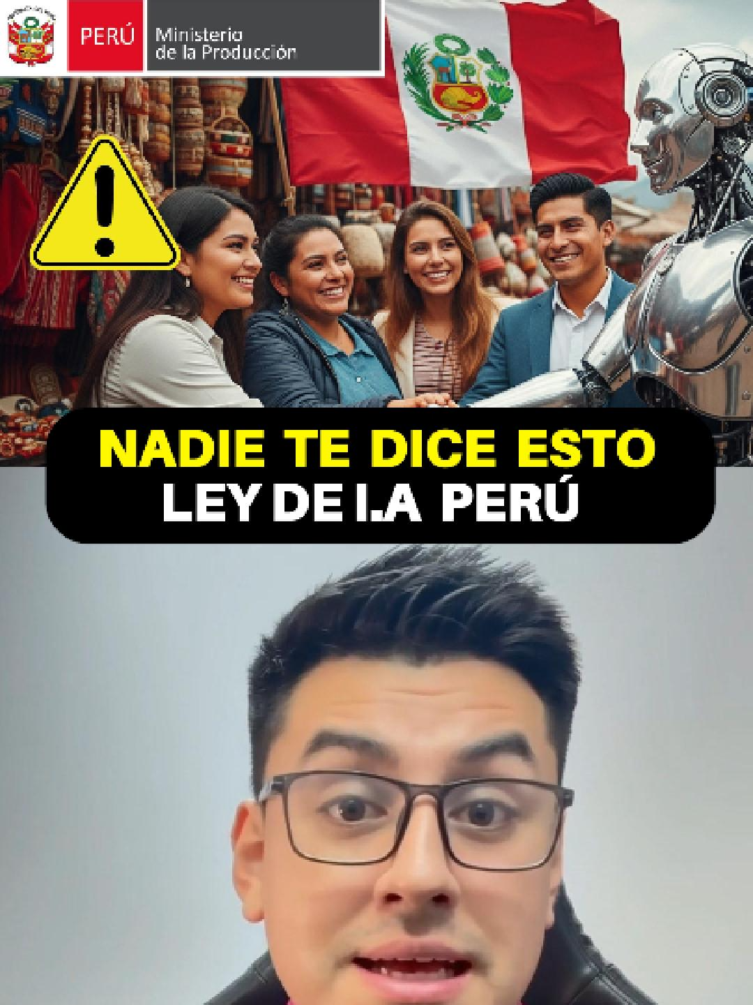 ¡Último minuto! 🚨 Perú regula la Inteligencia Artificial desde HOY y si trabajas con tecnología, usas redes sociales o tienes datos personales, debes conocer esta ley. #ultimominuto #gobiernoperuano #peru #transformaciondigital #inteligenciaartificial