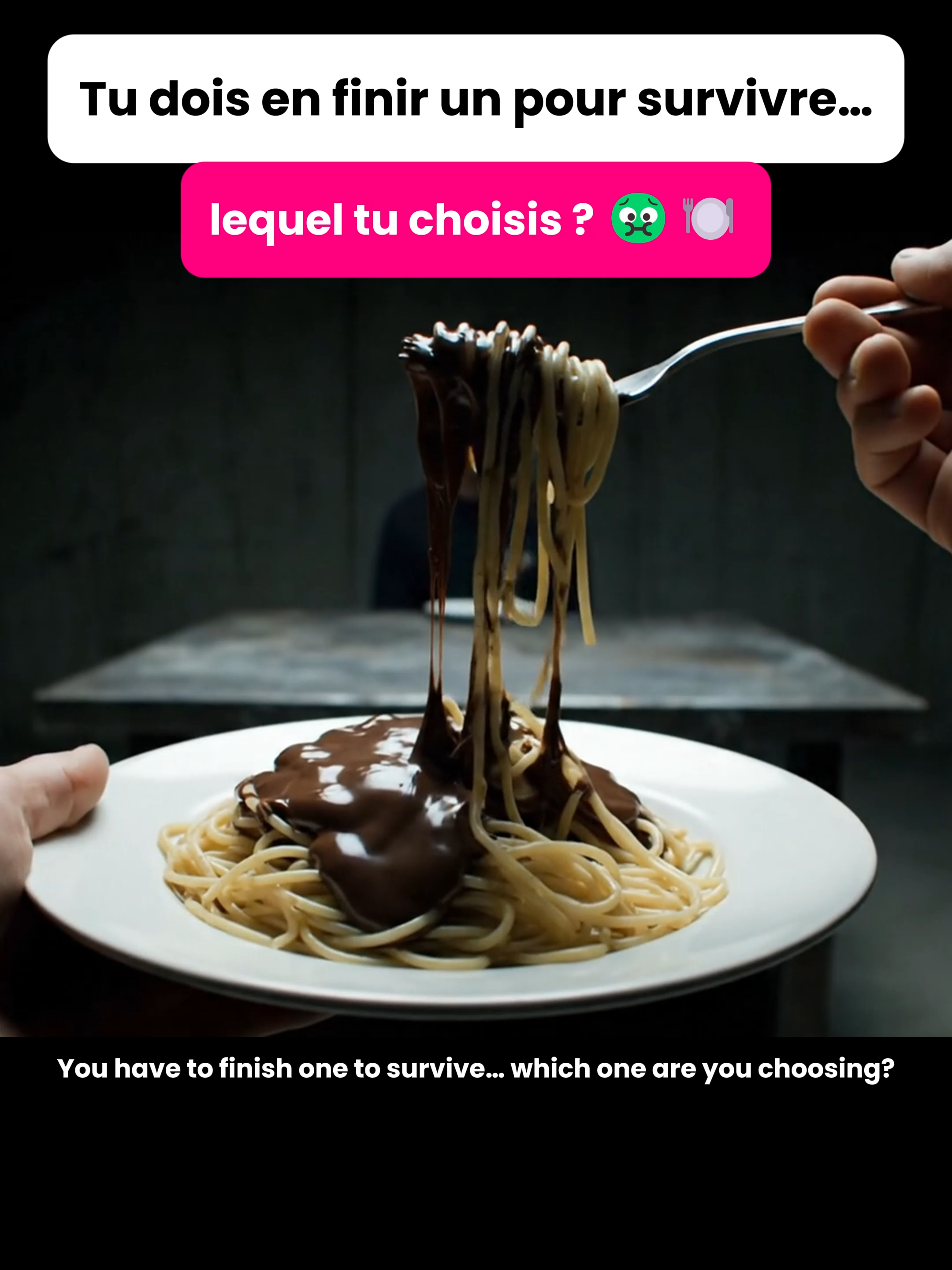 Tu dois en finir un pour survivre… lequel tu choisis ? 🤢🍽️ You have to finish one to survive… which one are you choosing? 🤢🍽️ #ai #asmr #asmrsounds #viral #fyp