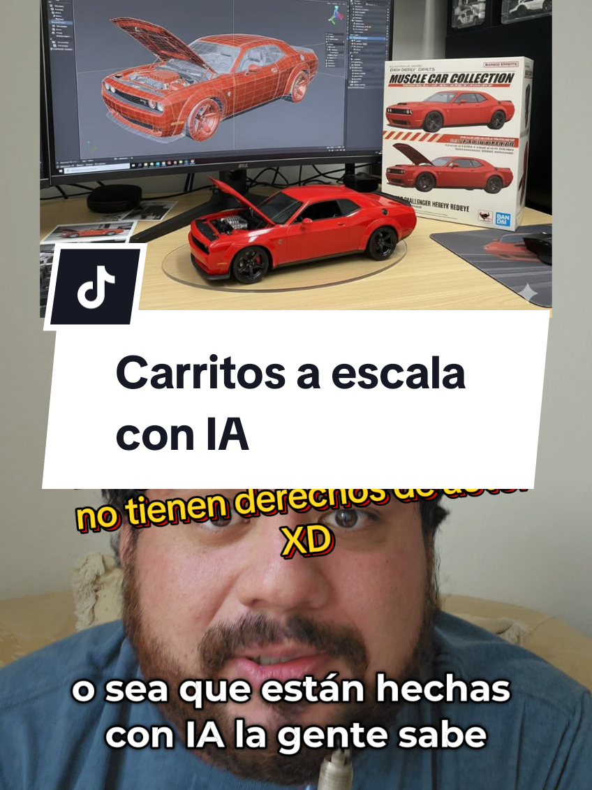 El trend de los carros a escala hechos con IA no me gusta #autos #brandonjuarez #carros #carrosescala #carrosmexico 