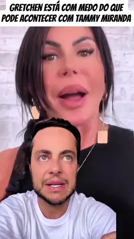 Gretchen está preocupada com o psicológico de Tammy Miranda 