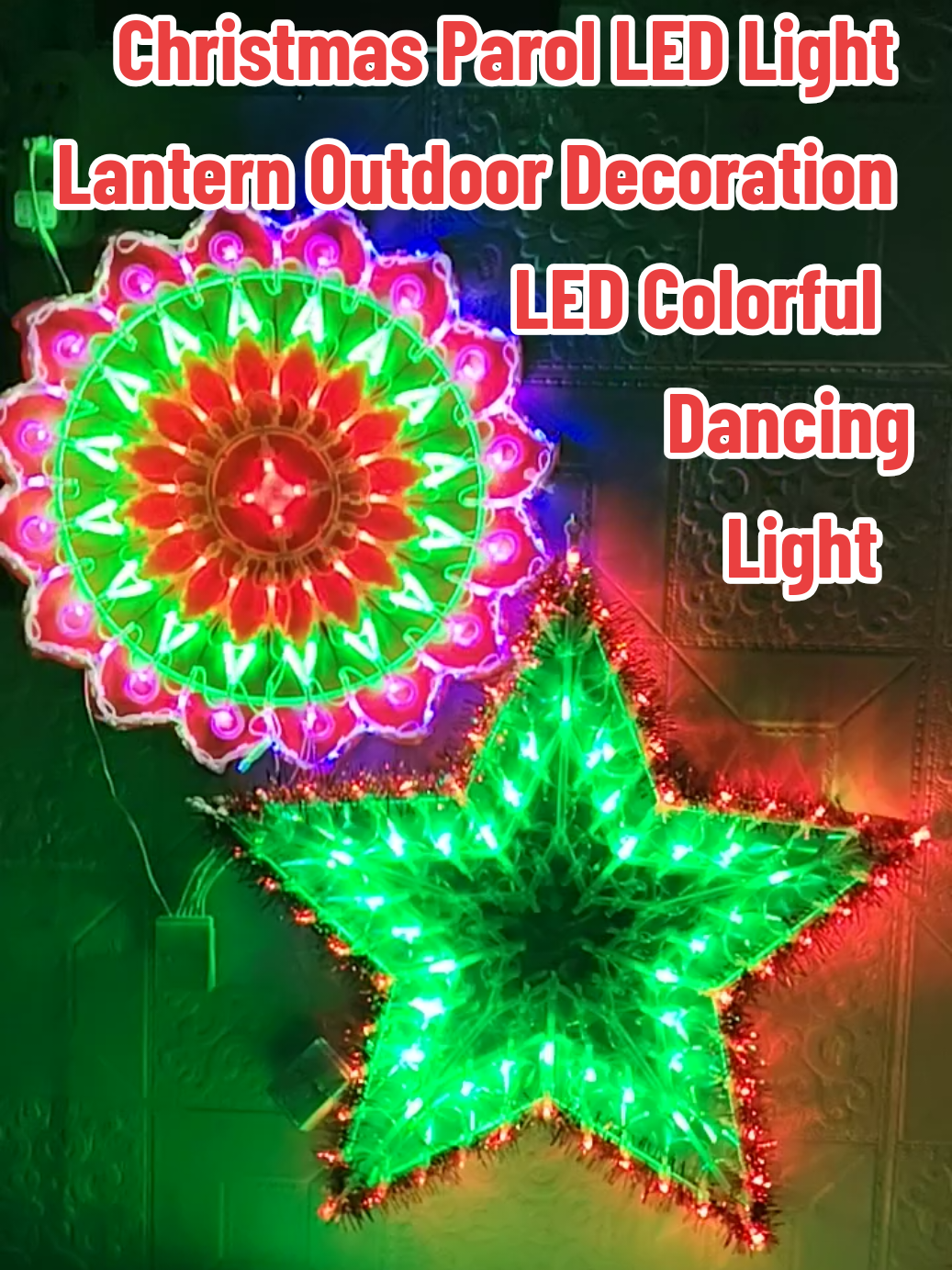 LED Christmas support Christmas  lights outdoor decoration (flash) #christmaslights #lantern #parol #parollight #Ledparol 