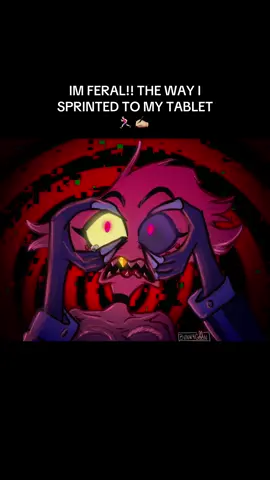 HOW WE FEELIN?! I BEEN BOUNGING OFF THE WALLS‼️  😵‍💫 ⚡️  . . . #hazbinhotel #angeldust #vox #staticdust #hazbinhotelteaser 