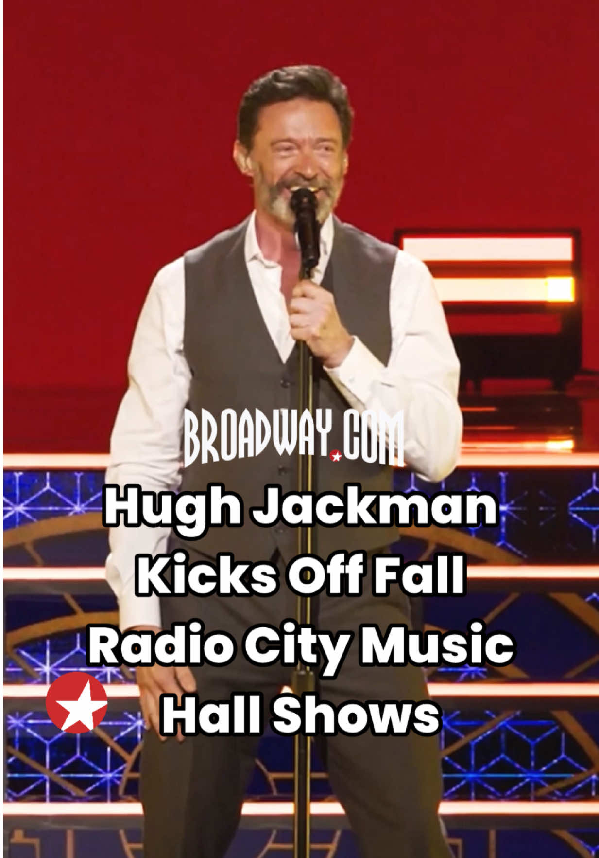Our little town blues are melting away with Hugh Jackman returning to Radio City Music Hall next week with his FROM NEW YORK: WITH LOVE residency! Find your seats now at Broadway.com to see the stage and screen star live! #hughjackman #thegreatestshowman #broadway #nyc @Greatest Showman @RadioCityMusicHall 