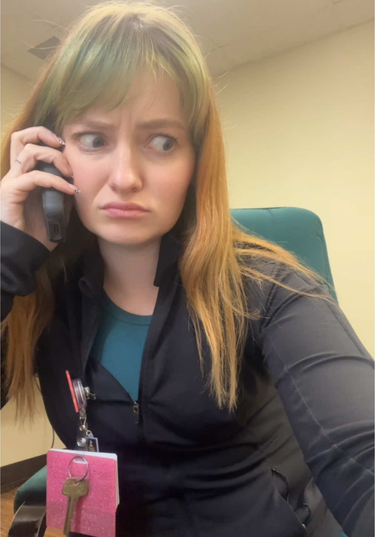 Checking the voicemail every morning… #medicalassistant #frontsesk 