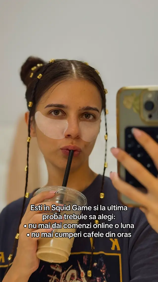 PS: am cosul plin pe 4 aplicatii, sunt la o cadere nervoasa distanta de a ceda 😂😂 #squidgame #onlineshopping #onlineorder #coffeeaddict 