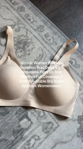 Vertvie Women Wireless Seamless Bras Deep V No Underwire Push Up Bras Wirefree Full Coverage T Shirt Adjustable Bra Nylon Spandex Womenswear#vertviewomenwirelessseamlesbra #bras#tshirtbra #freeshipping #LanguageLearning 