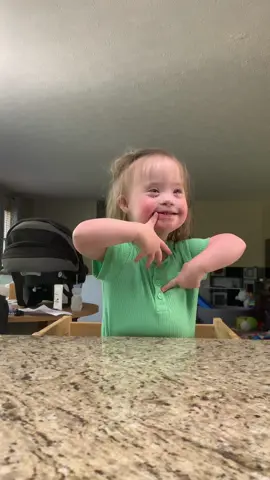 I’m loving our talks today. She’s pumped about gymnastics! ❤️ Also… I might be hearing things but it sounded like she cussed at me in the beginning. #gymnastics #badwords #toddlersoftiktok #theluckyfew #corajill 