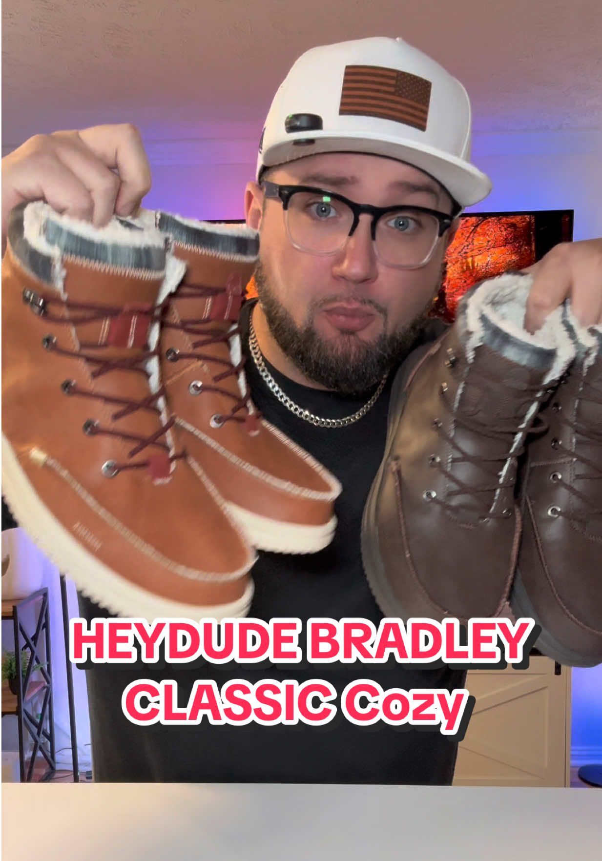HEYDUDE Bradley Classic Cozy Boots @HeyDude #heydude #heydudeshoes #ttsfashionweek  #tiktokshopcreatorpicks #citytrek