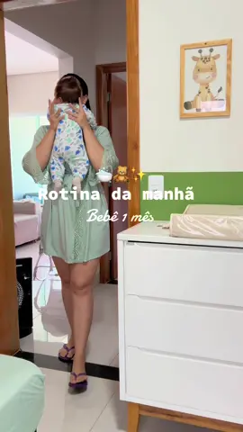Ultimo dia com 1 mês de vida 🥰 #bebe1mes #rotinadamanhã #rotinacombebê #maternidade 