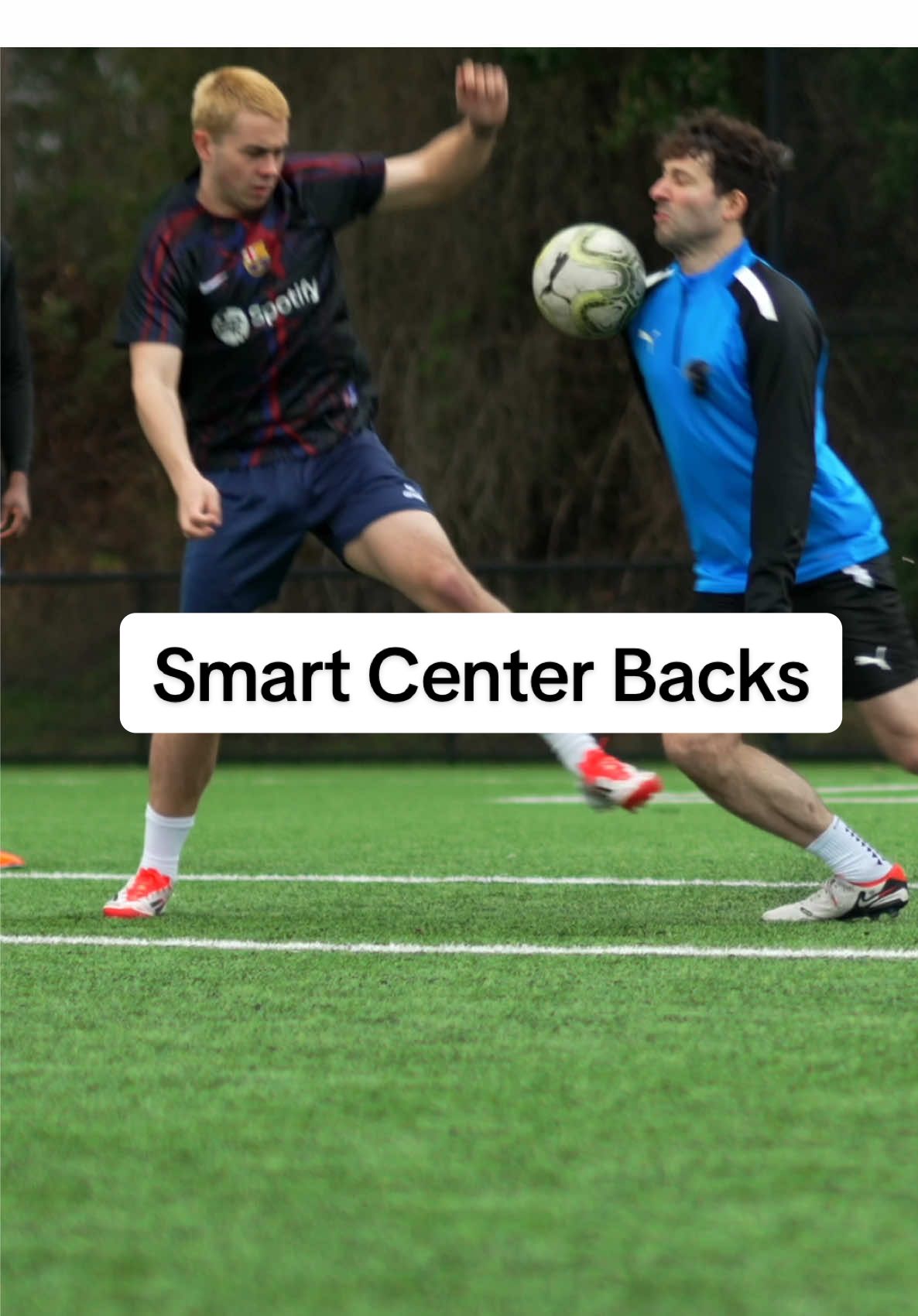 When you’re up against super smart center backs, your body shape becomes the key to survival. Don’t show them exactly where you want to go, keep your stance open, stay on your toes, and angle your body so you can attack either side. A good shape makes you unpredictable, harder to read, and forces defenders to react instead of control. ⚽🧠 #BodyPositioning #BeatDefenders #SmartAttacking #SoccerIQ #StrikerTips body shape soccer, attacker vs center back football, how to beat smart defenders, striker positioning tips, attacking movement soccer
