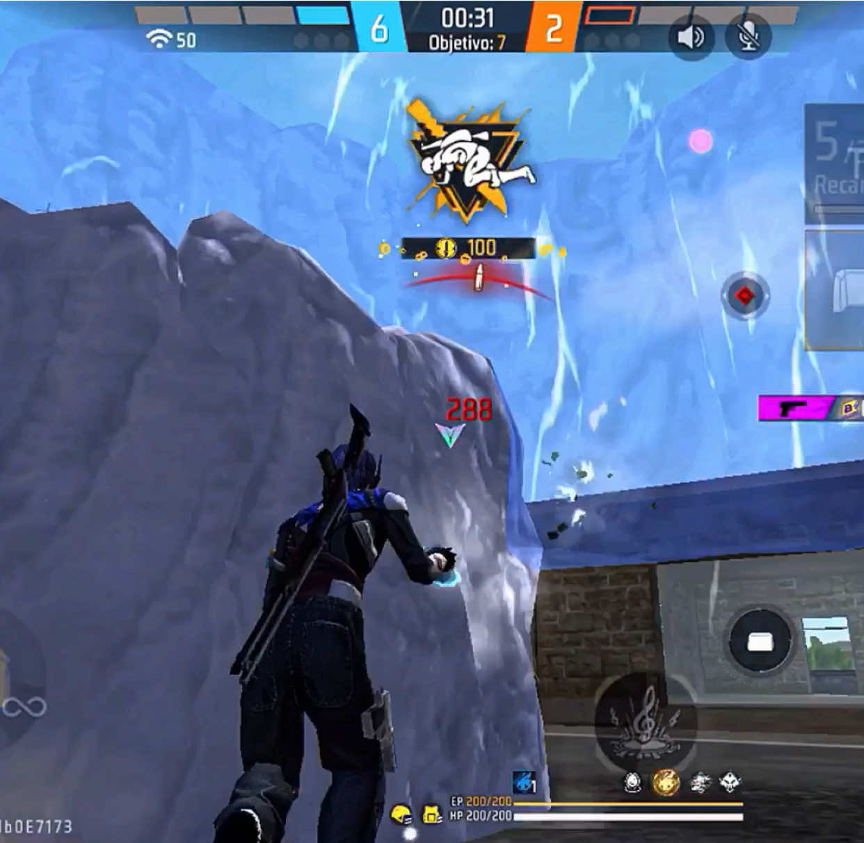 Freestyle + Back Jump 👹 #freefire #nottexfreestyle #freestyleplayer #zelika 
