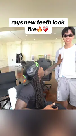 rays new teeth look fire🔥❤️‍🩹#kaicenat #mafiathon3 #ray #fyp #viral 