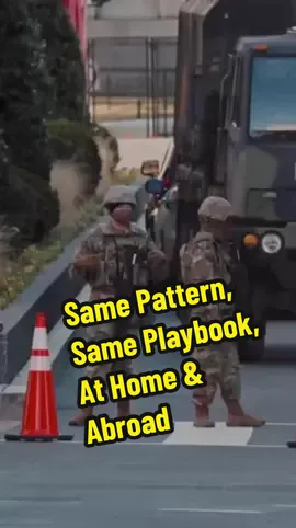 We treat other countries and our own the same way and then we unleash the military on both. #ice #nationalguard #detention #massincarceration #pattern