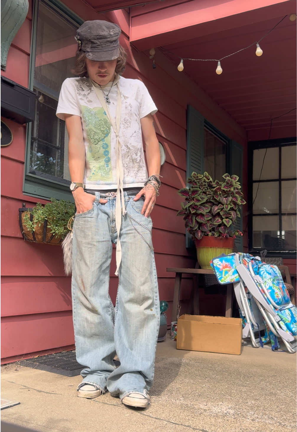 thank you baby for letting me borrow your shirt! :} @zoey #ilovemygf #archivefashion #sterlingsilver #vintage #fashiontiktok 