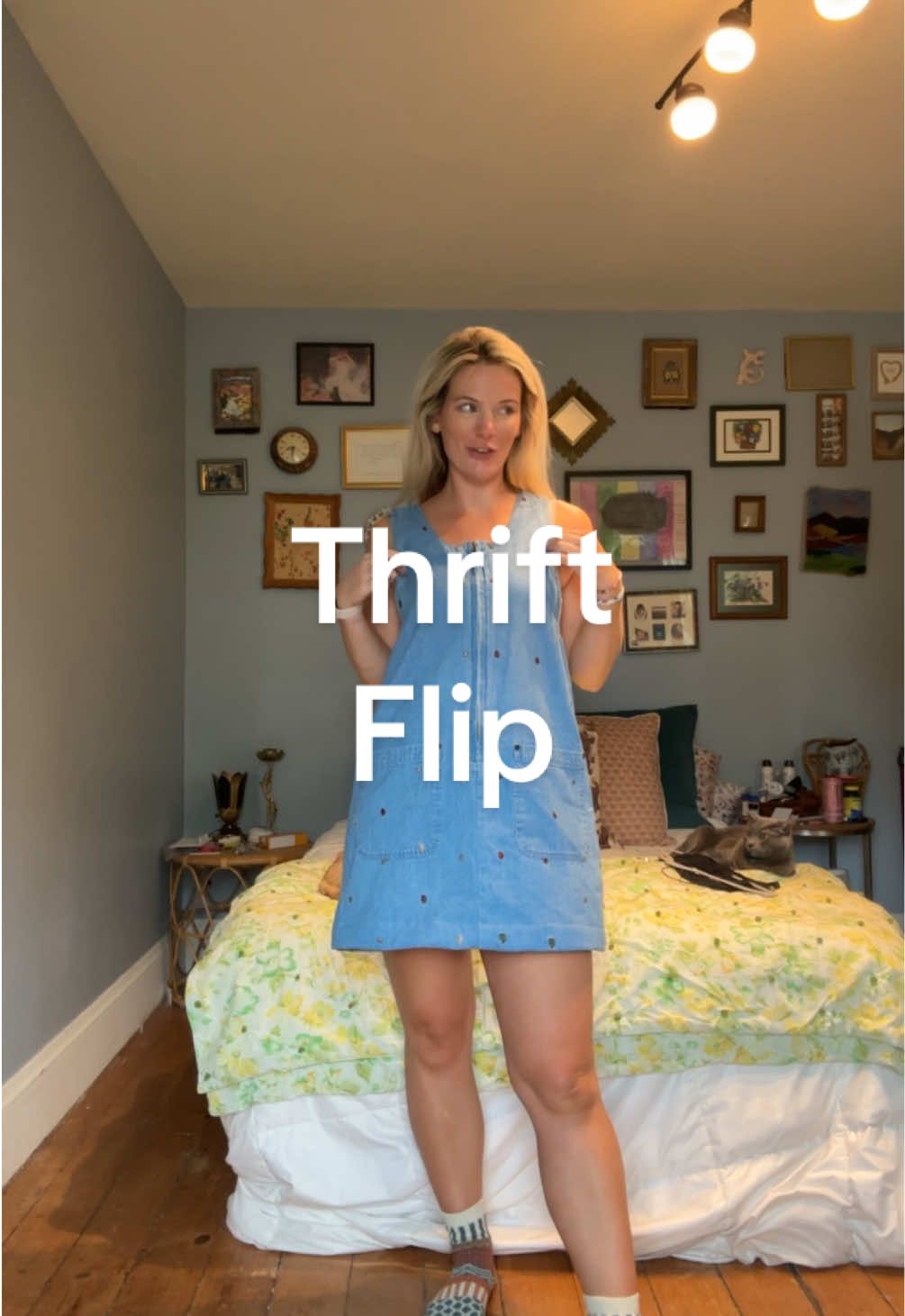Granny aesthetic to the max 🍁🍂🍁 #fallfashion #thriftflip #goodwillbins #grandmacore #thrifted 