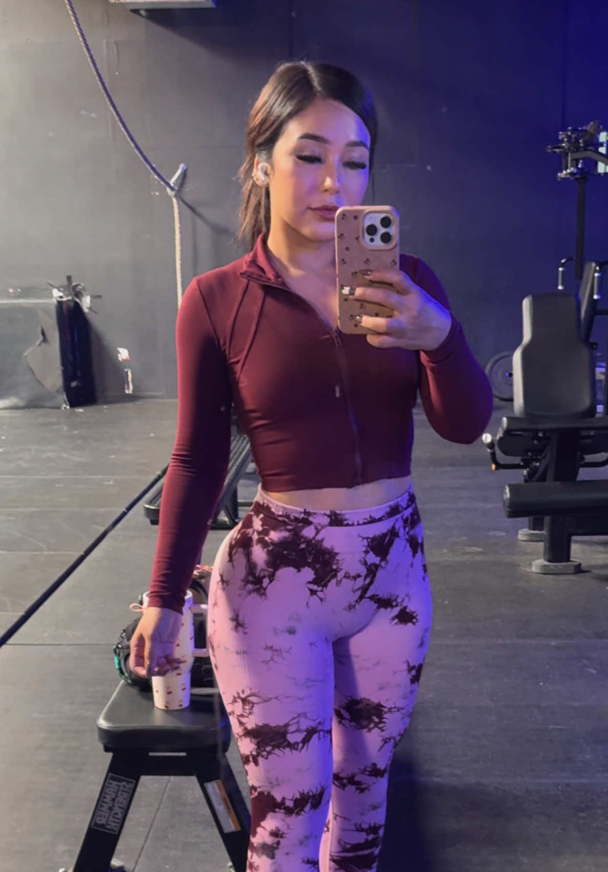 except i cheated so im here helping it all match 🙂‍↕️ #GymTok #huda #GymLife #gymgirlsoftiktok #glutesworkout 