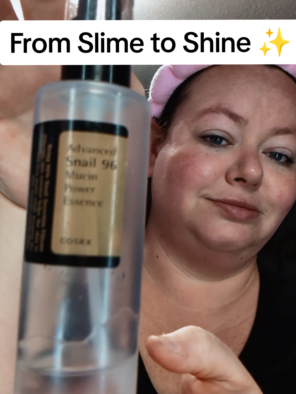 For smooth, moisturized skin, this snail mucin is a game changer! #hydratingessence #snailmucin #skincare #revitalizing 