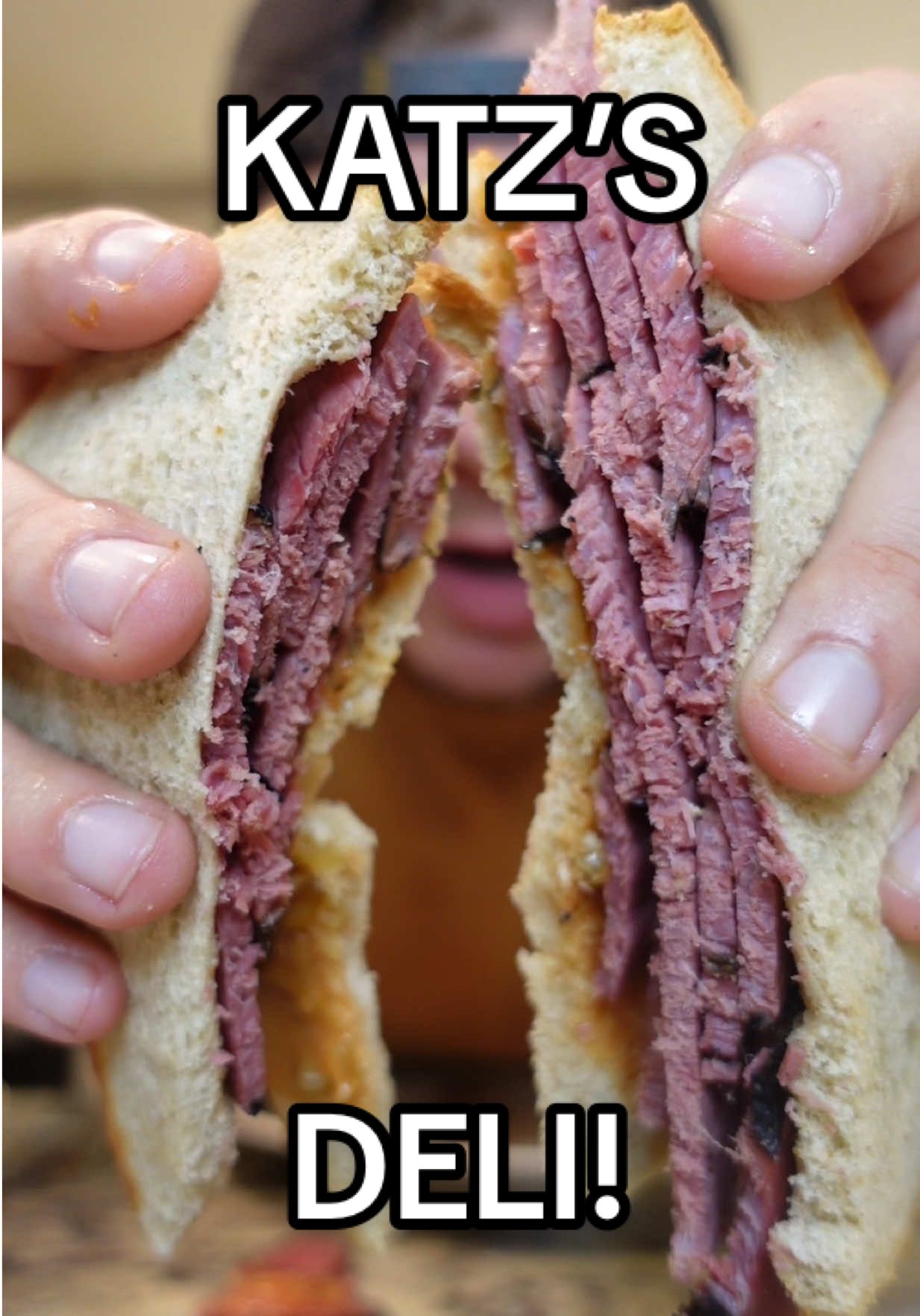 Trying KATZ’S DELI Pastrami Sandwich From New York City! NYC Food Review! #katzsdeli #newyork #nycfood #newyorkcity #foodreview 